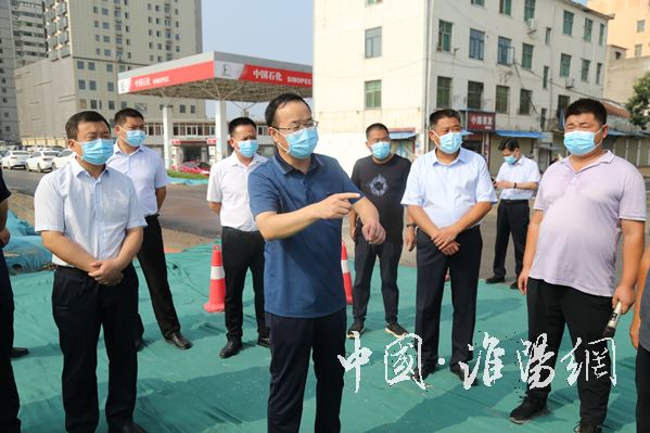 张建党带队调研城区道路建设情况